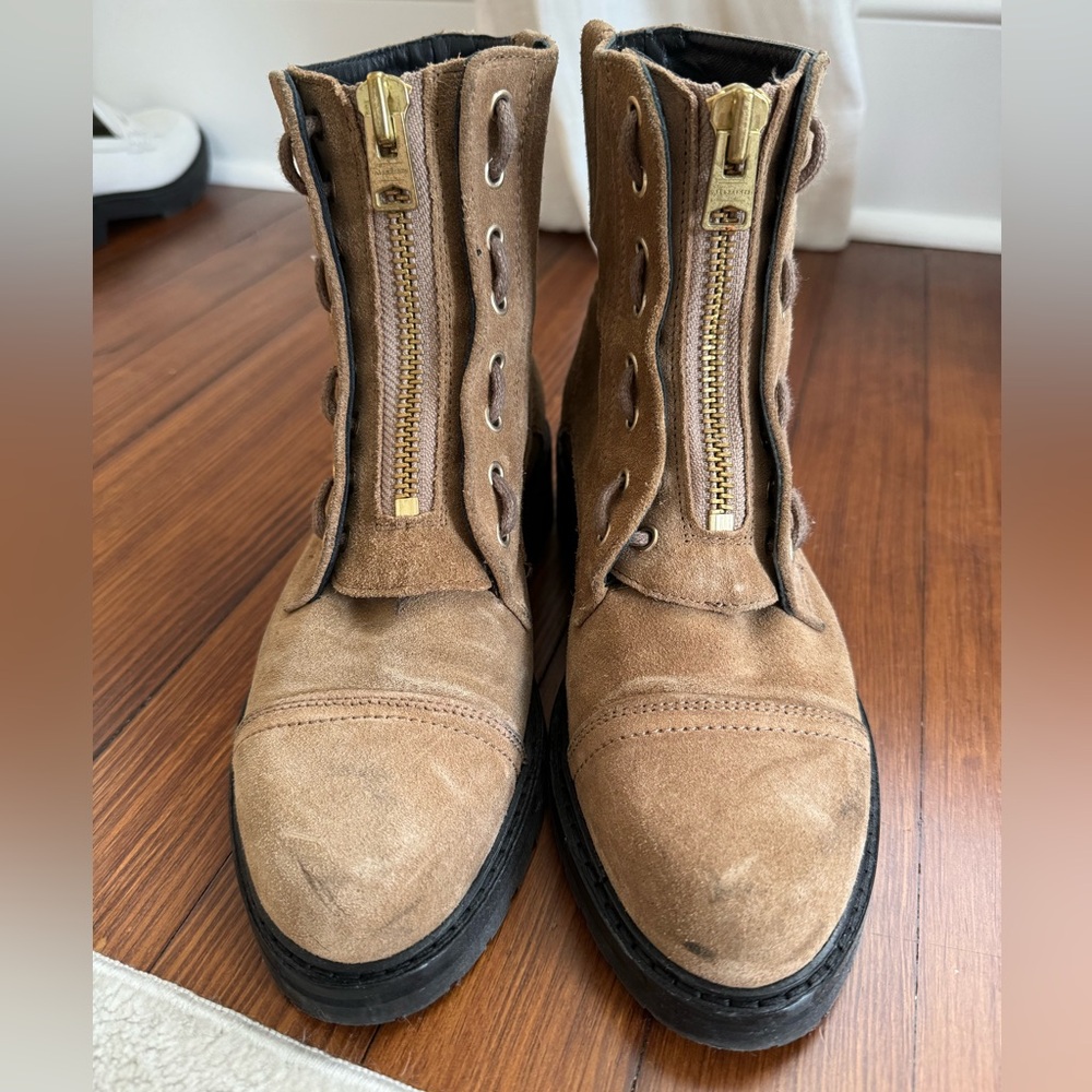 Brown Suede Boots